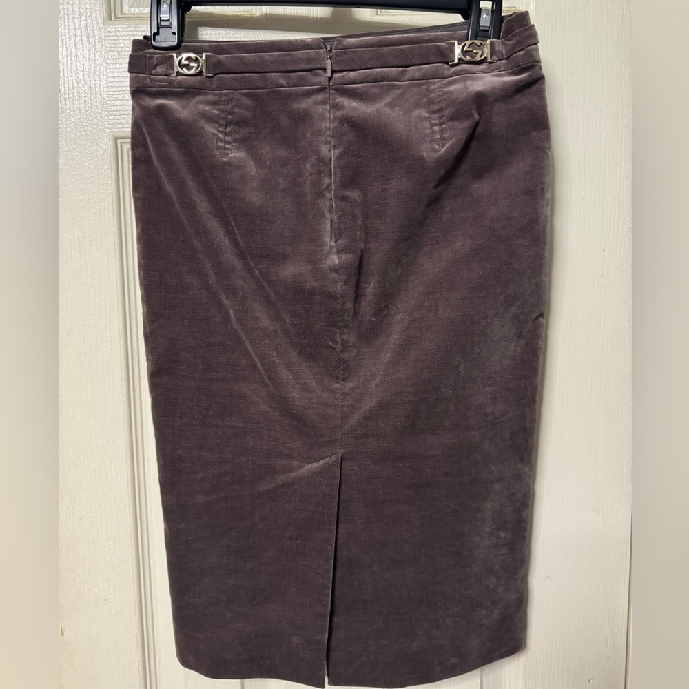 GUCCI  💋💋 PENCIL VELVET SKIRT